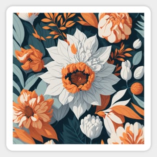 Floral Symphony pattern Sticker